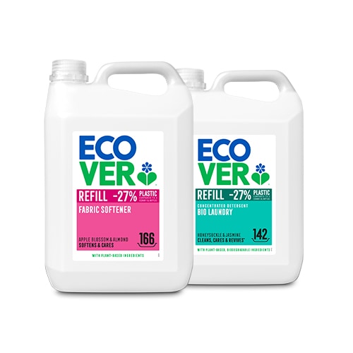 6 months' ECOVER washing detergent and softener!